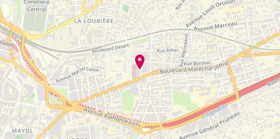 Plan de DHIEN-FANE Doriane, 1 Avenue Georges Bizet, 83000 Toulon