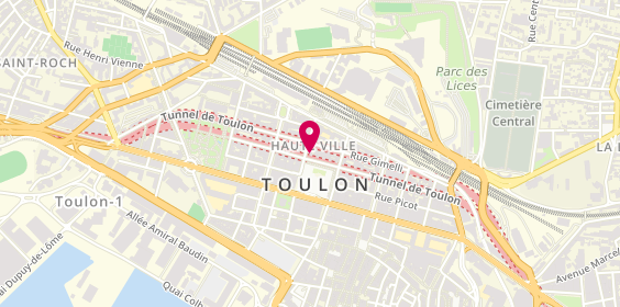 Plan de DAVID Maëlle, 121 Place de la Liberte, 83000 Toulon