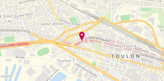 Plan de FROHN Eva, 254 Avenue Rageot de la Touche, 83000 Toulon