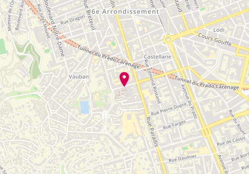 Plan de ATTOUMANI Fatima, 77 Rue du Docteur Escat, 13006 Marseille