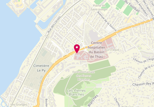 Plan de GOUNON Océane, Boulevard Camille Blanc, 34207 Sète