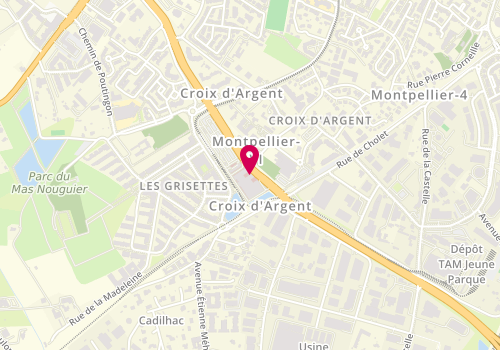 Plan de LAURIOL Charlotte, 560 Avenue du Colonel Andre Pavelet, 34075 Montpellier
