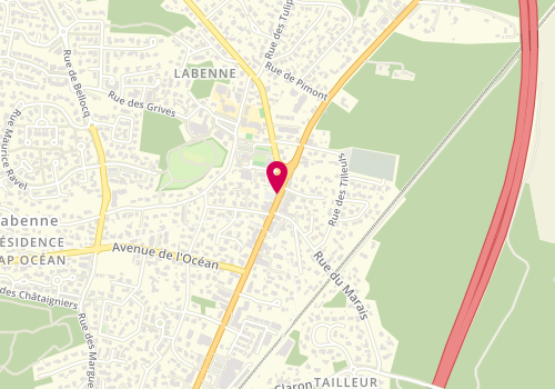 Plan de AUROY Marion, 93 Avenue du General de Gaulle, 40530 Labenne