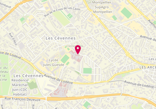 Plan de RASSEL Laure, 25 Rue de Clementville, 34000 Montpellier
