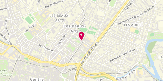 Plan de BOURGOIN Magali, 27 Rue de Substantion, 34000 Montpellier