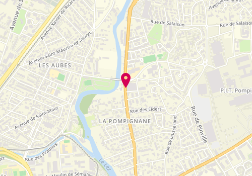 Plan de LAHOZ Cécile, 1376 Avenue Pompignane, 34000 Montpellier