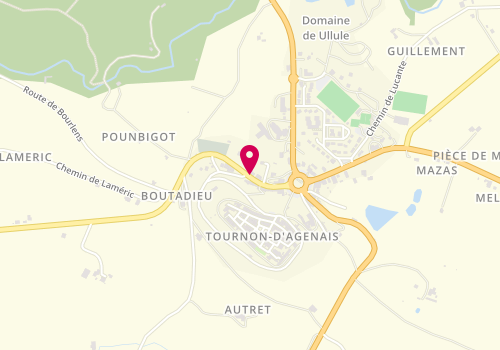 Plan de CANTOU Mathilde, 21 Route de Villeneuve, 47923 Agen