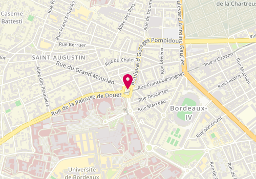 Plan de CAPDEPUY Jeanne, Place Amelie Raba Leon, 33076 Bordeaux