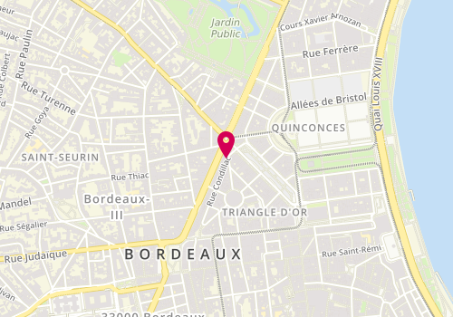 Plan de BRU Maité, 73 Rue Condillac, 33000 Bordeaux
