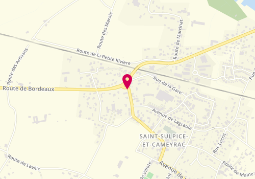 Plan de BIAU Christelle, 30 Avenue Maucaillou, 33450 Saint-Sulpice-et-Cameyrac