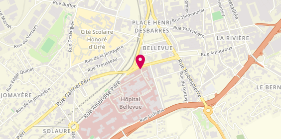 Plan de ROUX Pauline, 25 Boulevard Pasteur, 42000 Saint-Étienne