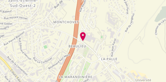 Plan de JAVELLE Aurélie, 39 Boulevard de la Palle, 42100 Saint-Étienne