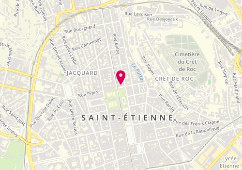 Plan de URIOS Géraldine, 2 Rue Charles de Gaulle, 42000 Saint-Étienne