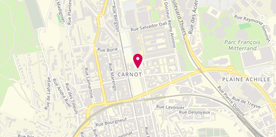 Plan de JUGE Catherine, 5 Place Sadi Carnot, 42000 Saint-Étienne