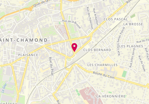Plan de BARNSHAW-ROUGEMONT Margaret, 19 Rue Benoît Oriol, 42400 Saint-Chamond