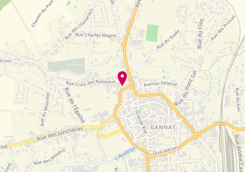 Plan de GEVAUDAN Noémie, 2 Place Rantian, 03800 Gannat