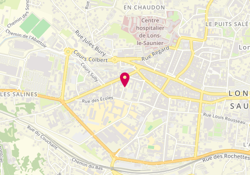 Plan de BARBIER Noémie, 5 Rue du Colonel Mahon, 39002 Lons-le-Saunier