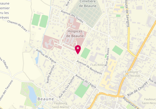 Plan de BECHE Marlène, Avenue Guigone de Salins, 21203 Beaune