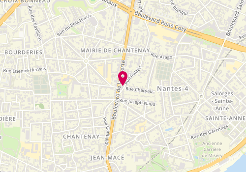 Plan de DELMASURE Charlotte, 5 Rue Galilée, 44100 Nantes