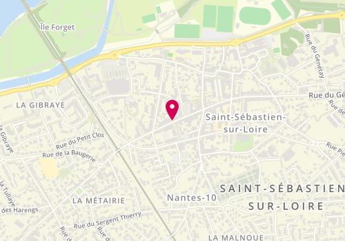 Plan de LAMOTTE Fanny, 27 Rue Maurice Daniel, 44230 Saint-Sébastien-sur-Loire