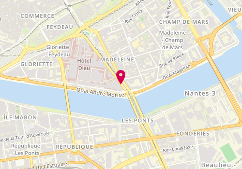 Plan de MITAUX Mélanie, 38 Boulevard Jean Monnet, 44093 Nantes