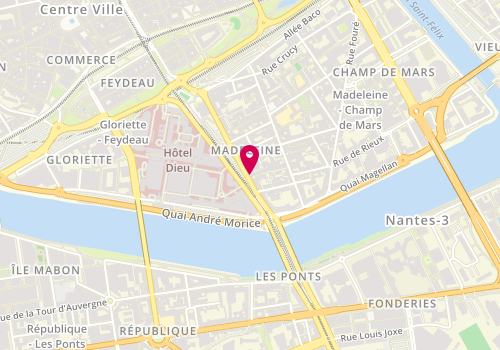 Plan de ROUBINET Coralie, 35 Chaussee de la Madeleine, 44000 Nantes