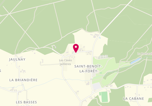 Plan de BONNEAU Blandine, 28 Route Departementale 751, 37500 Saint-Benoît-la-Forêt