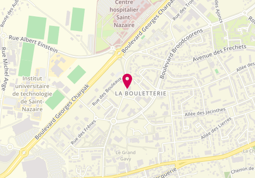 Plan de LACOUR Justine, 50 Rue Pitre Grenapin, 44600 Saint-Nazaire
