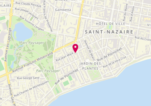 Plan de MADELINE Sarah, 10 Place Athanase Laborde, 44600 Saint-Nazaire