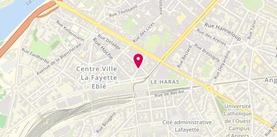 Plan de BONY Mathilde, 11 Rue de la Préfecture, 49100 Angers