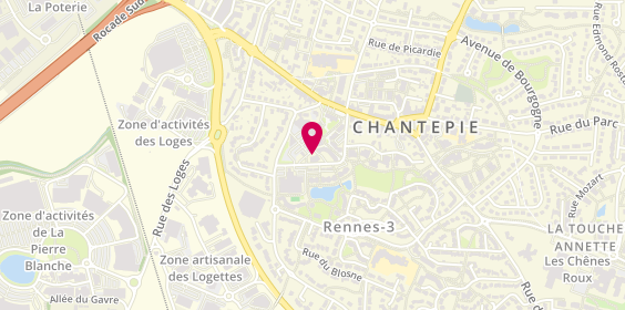 Plan de ALLAIRE-GOULARD Cécile, 20 Place du Granier, 35135 Chantepie