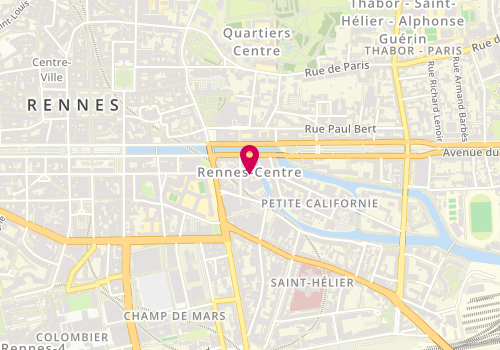 Plan de BROTTE Elise, 14 Rue Dupont-Des-Loges, 35000 Rennes