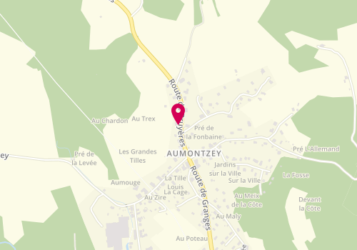 Plan de BROUX Pascale, 145 Route de Bruyeres, 88640 Aumontzey