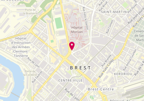 Plan de BERTELOOT Hélène, 5 Avenue Foch, 29609 Brest