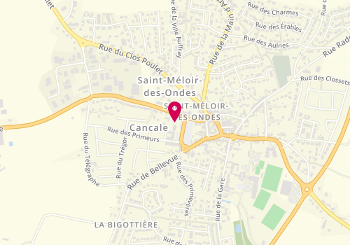 Plan de BENDEBICHE Lylia, 3 Place du Marche Cadran, 35350 Saint-Méloir-des-Ondes