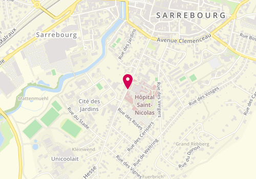 Plan de BAGUET Laurine, 25 Avenue du General de Gaulle, 57402 Sarrebourg