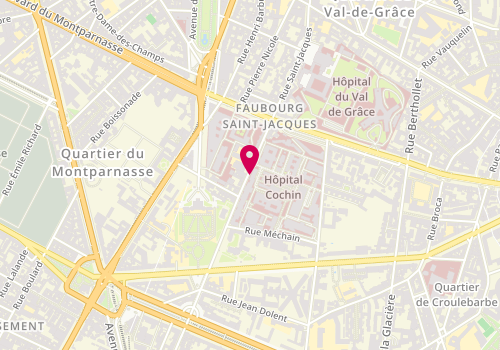 Plan de ALBIGNAT Anne Sophie, 27 Rue du Faubourg Saint Jacques, 75014 Paris