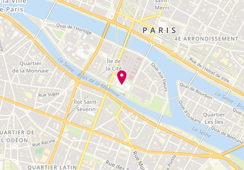 Plan de BADER Anasia, 7 Rue la Cite Parvis Notre Dame, 75004 Paris