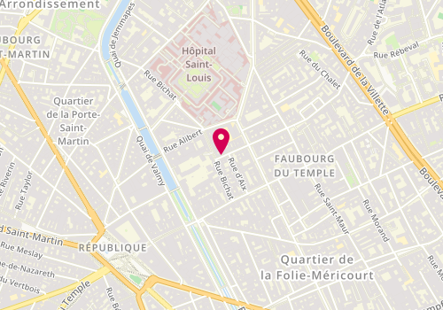 Plan de HIGGINS Pauline, 3 Rue Jacques Louvel-Tessier, 75010 Paris