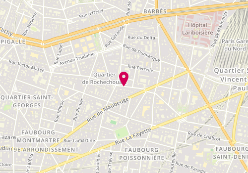 Plan de ALBENTOSA Céline, 15 Rue Condorcet, 75009 Paris