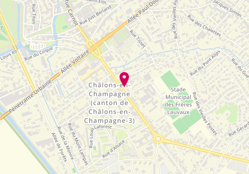 Plan de PARISY Séverine, 27 Avenue du General de Gaulle, 51000 Châlons-en-Champagne