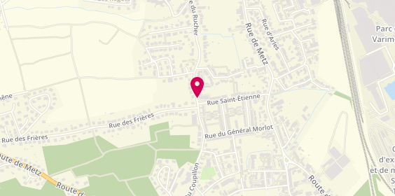 Plan de ADRIAN - OSTER Laurence, 11 Rue du Coupillon, 57140 Woippy