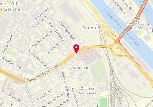 Plan de GALAIS Camille, 7 Boulevard de l'Europe, 76175 Rouen