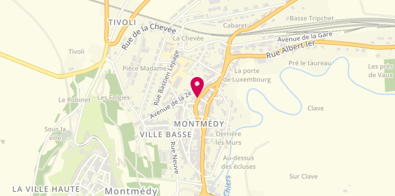 Plan de ANTOINE Tiphaine, 1 Rue du Luxembourg, 55600 Montmédy