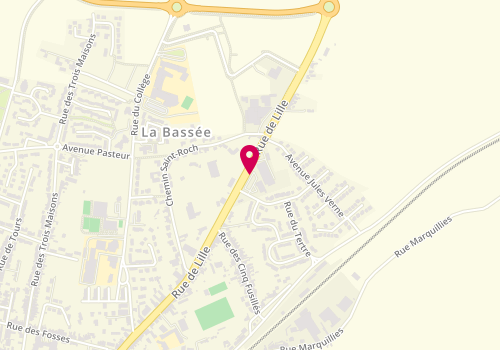 Plan de ALVES Amélie, 144 Route de Lille, 59480 La Bassée